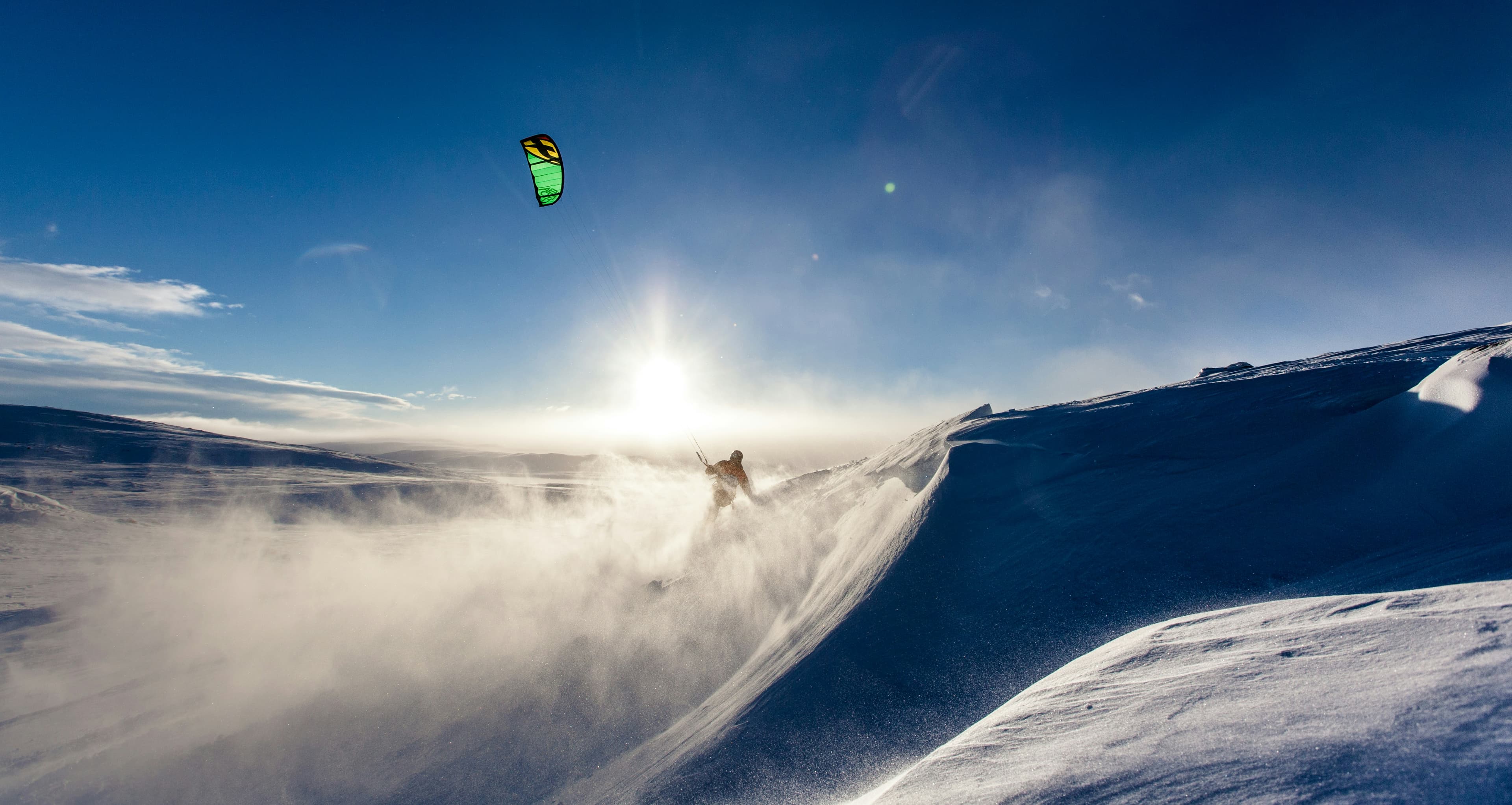 Snowkiter - Photo by NRK beta